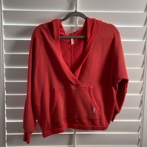 Free People XS Red Hoodie